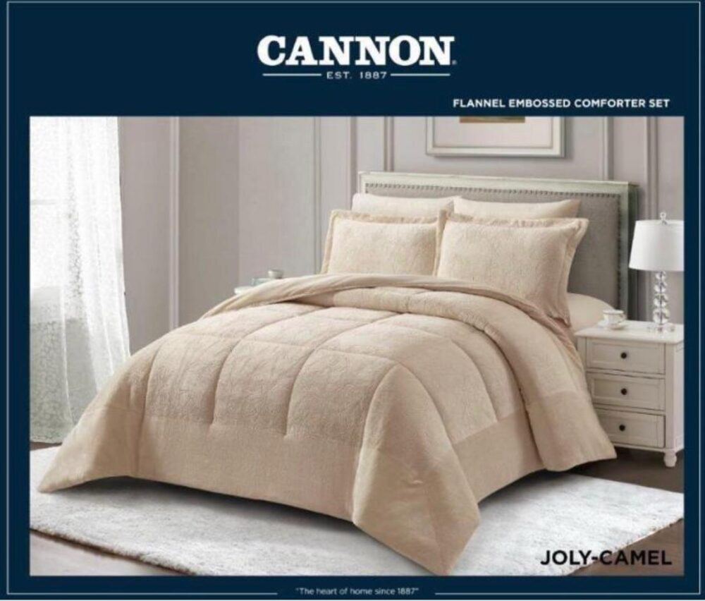 Cannon flannel comforter set