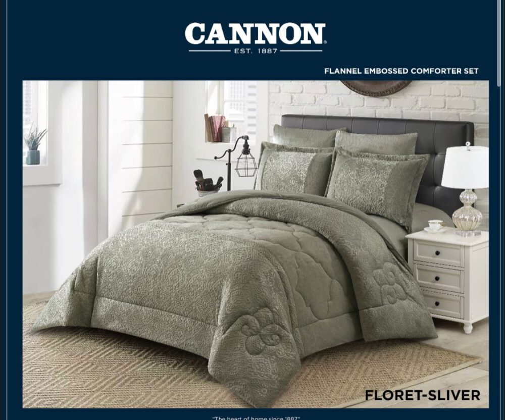Cannon flannel comforter set